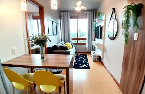 Bairro Lago Negro Apartment | Follow Gramado - Apartment, walk everywhere! View! Smart TV! Air conditioning!