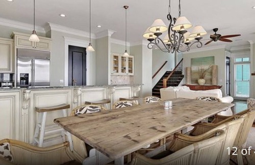 Folly Beach House | Folly Beach Ocean Front Beauty sleeps 14. 3 decks and rooftop deck!