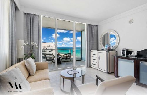 Mid Beach Apartment | FontaineBleau Resort Balcony w Pool & Ocean View
