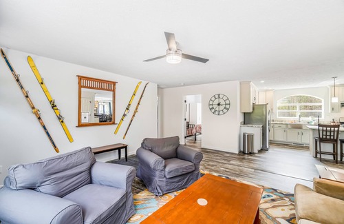 Thompsonville House | Four-season retreat with fireplace, firepit, grill, WiFi & central AC