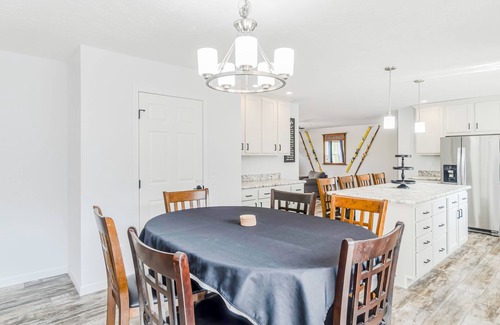 Thompsonville House | Four-season retreat with fireplace, firepit, grill, WiFi & central AC