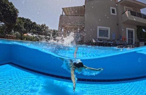 Gouves Villa | Four Seasons private villa - seaview - big heated pool - gym - sport activities