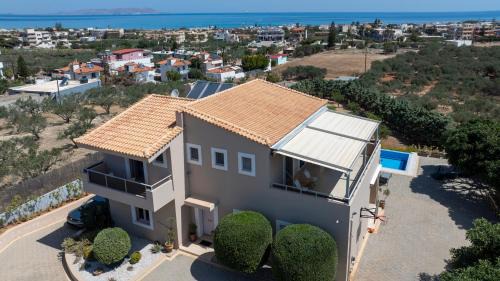 Gouves Villa | Four Seasons private villa - seaview - big heated pool - gym - sport activities