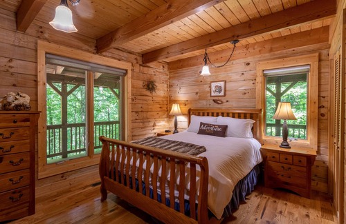 Boone Cabin | Freedom Lodge - 5BR, 4BA - Hot Tub - Spacious Living - Pool Table