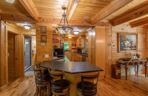 Boone Cabin | Freedom Lodge - 5BR, 4BA - Hot Tub - Spacious Living - Pool Table