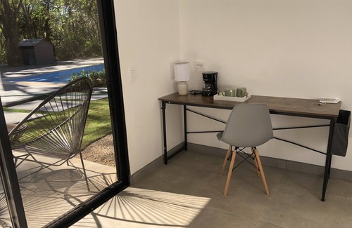 Junquillal Apartment | Fresh apartment with mini fridge and pool view