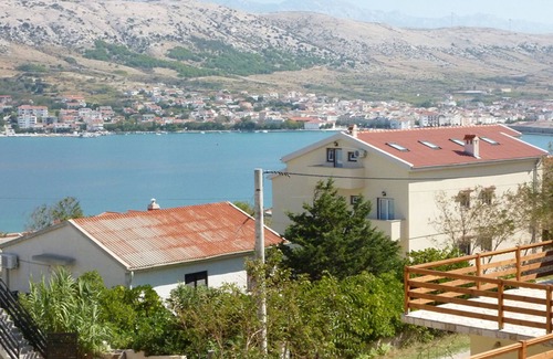 Pag Apartment | From 22 a day. Only 200 meters from the beach with beautiful sea views