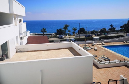 La Parata Apartment | Front line, 2nd floor apartment with seaviews & private parking
