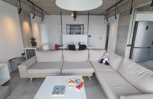 Bodrum City Center Apartment | FULL CASTLE VİEW. 3+3 BRUTALIST CONCEPTIONAL DESIGN + 28sqm BALCONY + SAUNA