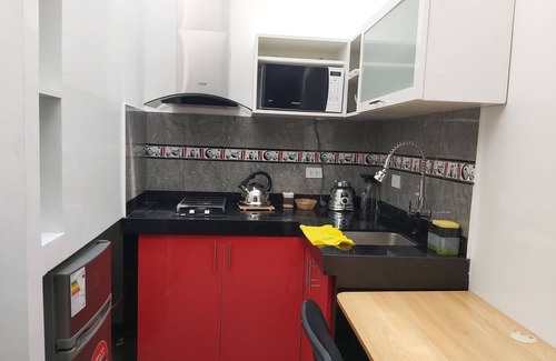 Los Cedros Apartment | Fully equipped studio with kitchen; ideal for long stays.