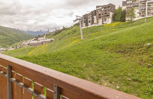 Les Bruyeres Apartment | Functional Studio · Slope-Side Access · Balcony with Mountain Views
