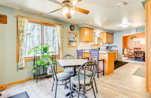 Manawa House | Furnished Deck with Forested Views Manawa Home!
