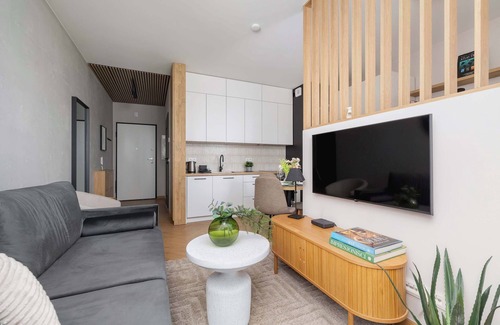 Katowice Apartment | Góreckiego 17 | Modern Studio | Balcony