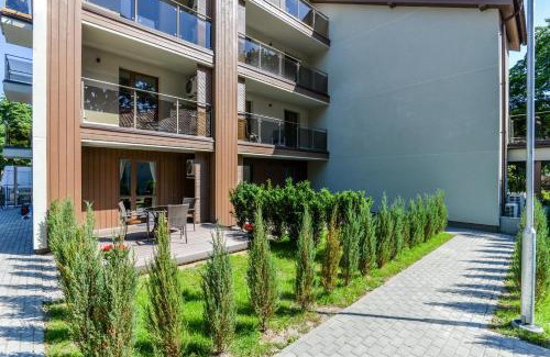 Juodkrante Apartment | Gėlių terasos- studija su terasa