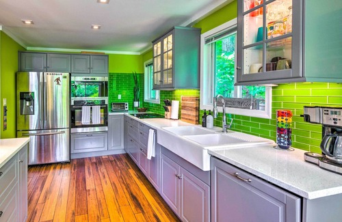 Lake Lure Cabin | Game Room & Mountain Views: Lake Lure Retreat!