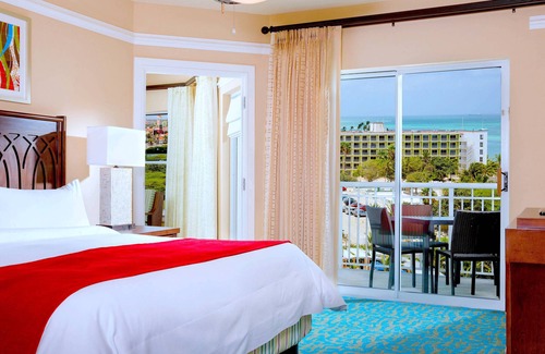 Palm Beach Resort | Garden View - 1 Bedroom - Marriott's Aruba Surf Club - Full Resort Access