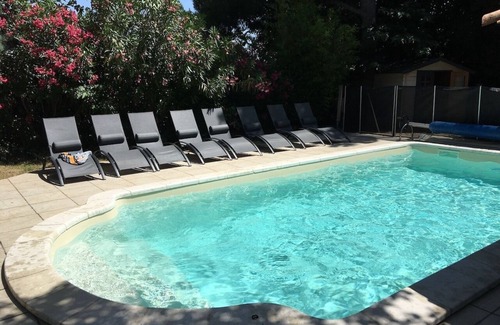 Beziers House | Gd comfort, deco neat, garden, spa and heated pool, prox beach.