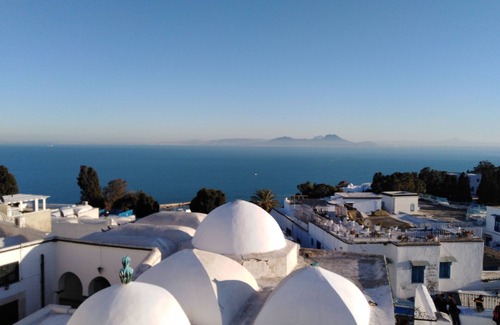 Sidi Bou Said Villa | GENUINE VILLA ON THE TOP OF THE HILL OF SIDI BOU SAID 7 ROOMS UP TO 17 PEOPLE