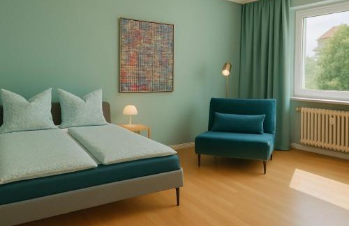Offenbach am Main Apartment | Geschmackvolle Design Wohnung - 15 min Airport & Parkplatz