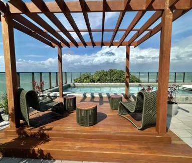 Jardim Oceania Apartment | Get Sense 208 · Flat beira mar, pé na areia Caribessa Get Sense