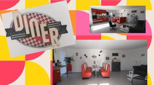 Fougere House | GITE AMERICAN DINER sur la site THE FARM OUEST capacité 7 personnes