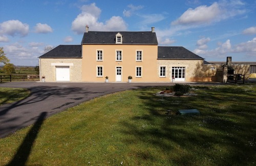 Le Molay-Littry House | GITE: LARGE HOLIDAY HOUSE IN THE COUNTRY WITH BILLIARD, LARGE LIVING ROOM