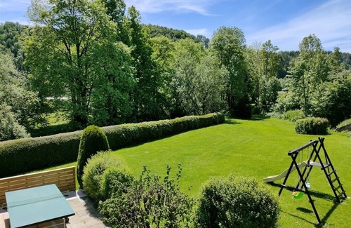 Foncine-le-Haut Apartment | Gîte Rosier n ° 1805Bis Haut-Jura with Spa sauna, located on the garden level