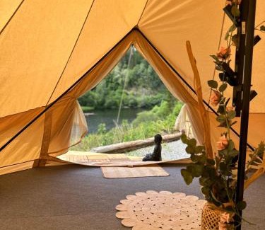 Porsgrunn Other | Glamping on idyllic lake, paddle boards & rowboat
