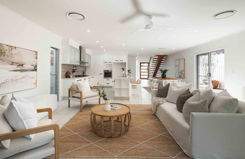 Golden Beach House | Golden Beach Oasis - Family and dog friendly home, walk to beach, w/pool.