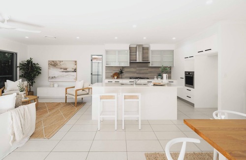Golden Beach House | Golden Beach Oasis - Family and dog friendly home, walk to beach, w/pool.