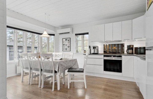 Skaven Strand House | Gorgeous home in Tarm with sauna
