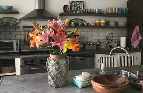 Emiliano Zapata House | Gorgeous multi-level villa with pool, large rooftop terrace, surfboards