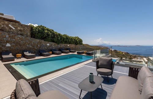 Faros Armenistis Villa | Gorgeous Mykonos Villa | 4 Bedrooms | Villa Atalanta | Private Pool & Panoramic.