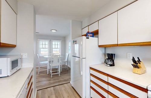 Buxton House | Gorgeous ocean-view townhouse with central AC, private W/D, patio, & pool access