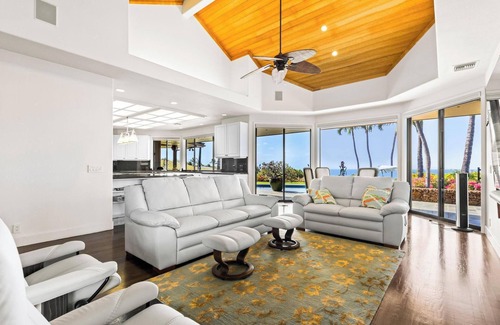 Kamuela House | Gorgeous private home with spectacular ocean views & private pool at Kohala Ranch