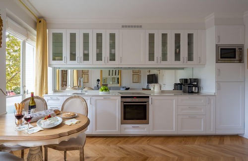 Quartier du Gros-Caillou Apartment | Gorgeous & Sunny with Eiffel Tower View Thru Trees
