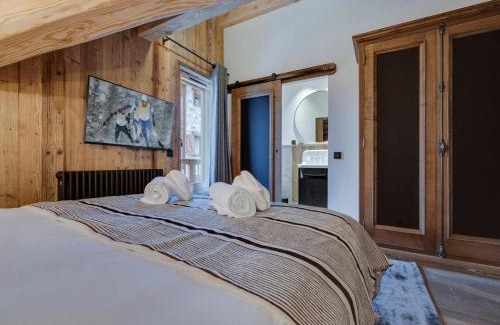 La Rosiere Apartment | Grand appartement 3 chambres avec balcon et poêle, proche pistes à La Rosière - FR-1-690-12