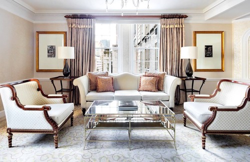 Central Park South Hotel | Grand Suite, Central Park Access and View, King Bed, The Pierre NYC