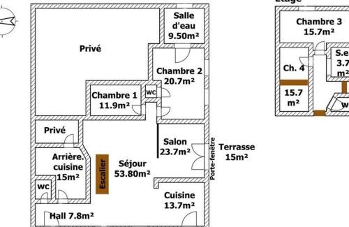Le Champ-Saint-Pere House | Grange rénovée avec piscine privative - 4 ch, jardin clos, à 7 km d'Indian Forest - FR-1-426-304