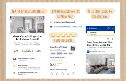 Llandudno House | Great Orme Cottage The best of rural and coast
