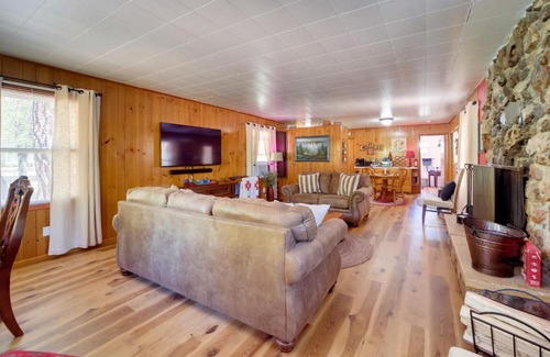Payson House | Grill and Fire Pit Payson Vacation Rental Cabin