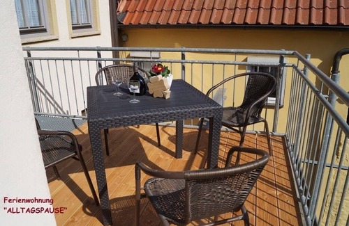Volkach Apartment | Großzügige Ferienwohnung mit eigenem Balkon