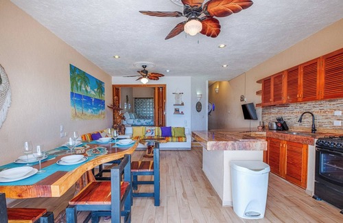 Akumal Condo | Ground Floor Beachfront 2 BR 2 BA condo with Wifi and AC