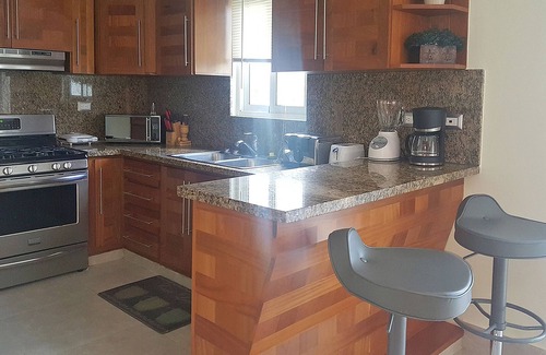 La Esplanada Apartment | Groundfloor central condo in Sosua with pool, fully furnished/equipped