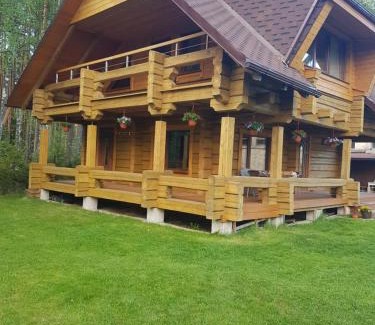 Saulkrasti Villa | Guļbūve ar saunu, kamīnu