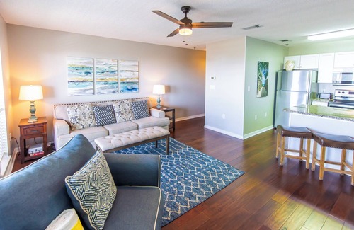 Gulf Place Condo | Gulf View! Pool, Tennis Court, Beach Access