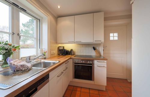 Keitum Apartment | Hüs Andersen C - Klönstuv, 95qm 2 Schlafzimmer, 2 Bäder für 4 Personen