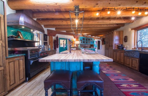 Taos House | Hacienda Encantada Near Town w/Mountain Views and Private Setting Hot Tub