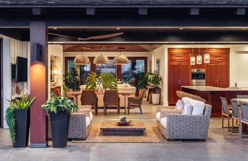 Poipu House | Hale Kainani #6 E Komo Mai: Secluded Luxury Home w/Pool, Spa, AC & Ocean Views
