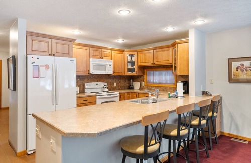 Harbor Springs Condo | Harbor Cove 108 SKI! Beach! Tunnel of Trees!